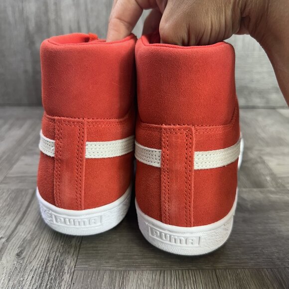 Puma Suede Mid 21 Men's size 11 High Risk Red Casual Shoes 380205-03 - Picture 6 of 8